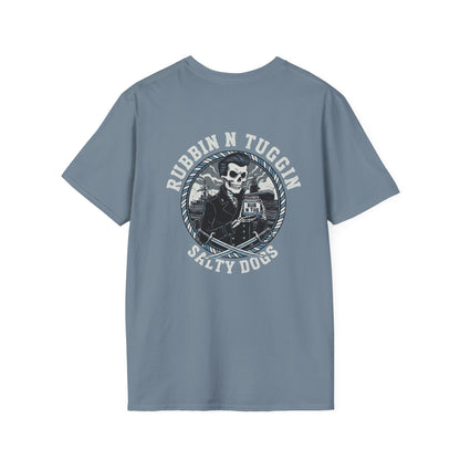 “Rubbin N Tuggin Salty Dogs” Unisex Softstyle T-Shirt