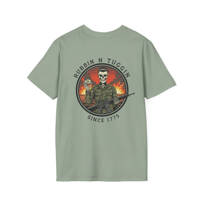 "Rubbin N Tuggin since 1775" Semper Gumby Short Sleeve Tee Shirt Unisex Softstyle T-Shirt