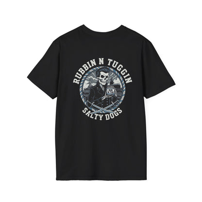 “Rubbin N Tuggin Salty Dogs” Unisex Softstyle T-Shirt